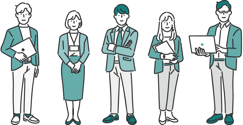 5人のビジネスパーソン